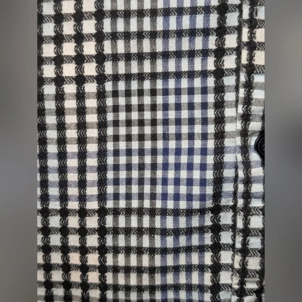Levi's Made & Crafted Gingham Button Down Shirt Mens Medium LMC MSRP $198